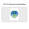 4 X 7 Aluminum License Plate  Thumbnail