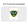 4 X 7 Aluminum License Plate  Thumbnail