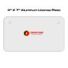 4 X 7 Aluminum License Plate  Thumbnail
