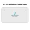 4 X 7 Aluminum License Plate  Thumbnail