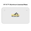 4 X 7 Aluminum License Plate  Thumbnail