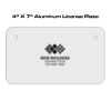 4 X 7 Aluminum License Plate  Thumbnail