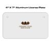 4 X 7 Aluminum License Plate  Thumbnail