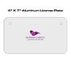 4 X 7 Aluminum License Plate  Thumbnail