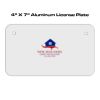 4 X 7 Aluminum License Plate  Thumbnail