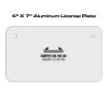 4 X 7 Aluminum License Plate  Thumbnail