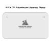 4 X 7 Aluminum License Plate  Thumbnail