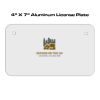 4 X 7 Aluminum License Plate  Thumbnail