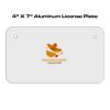 4 X 7 Aluminum License Plate  Thumbnail