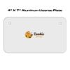 4 X 7 Aluminum License Plate  Thumbnail