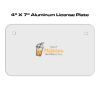 4 X 7 Aluminum License Plate  Thumbnail