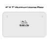 4 X 7 Aluminum License Plate  Thumbnail