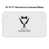4 X 7 Aluminum License Plate  Thumbnail