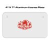 4 X 7 Aluminum License Plate  Thumbnail