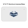 4 X 7 Aluminum License Plate  Thumbnail