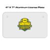 4 X 7 Aluminum License Plate  Thumbnail