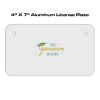 4 X 7 Aluminum License Plate  Thumbnail
