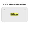 4 X 7 Aluminum License Plate  Thumbnail