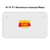 4 X 7 Aluminum License Plate  Thumbnail