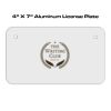 4 X 7 Aluminum License Plate  Thumbnail