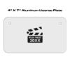 4 X 7 Aluminum License Plate  Thumbnail