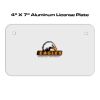 4 X 7 Aluminum License Plate  Thumbnail