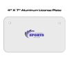 4 X 7 Aluminum License Plate  Thumbnail