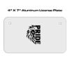 4 X 7 Aluminum License Plate  Thumbnail