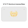 4 X 7 Aluminum License Plate  Thumbnail