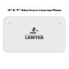 4 X 7 Aluminum License Plate  Thumbnail