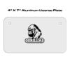 4 X 7 Aluminum License Plate  Thumbnail