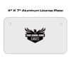 4 X 7 Aluminum License Plate  Thumbnail