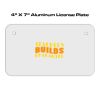 4 X 7 Aluminum License Plate  Thumbnail