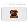 4 X 7 Aluminum License Plate  Thumbnail