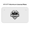 4 X 7 Aluminum License Plate  Thumbnail