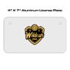 4 X 7 Aluminum License Plate  Thumbnail