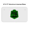4 X 7 Aluminum License Plate  Thumbnail