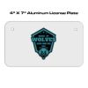 4 X 7 Aluminum License Plate  Thumbnail