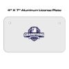 4 X 7 Aluminum License Plate  Thumbnail