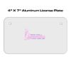 4 X 7 Aluminum License Plate  Thumbnail