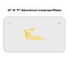 4 X 7 Aluminum License Plate  Thumbnail