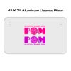 4 X 7 Aluminum License Plate  Thumbnail
