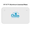4 X 7 Aluminum License Plate  Thumbnail