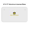 4 X 7 Aluminum License Plate  Thumbnail