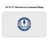 4 X 7 Aluminum License Plate  Thumbnail