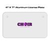 4 X 7 Aluminum License Plate  Thumbnail