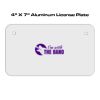 4 X 7 Aluminum License Plate  Thumbnail