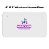 4 X 7 Aluminum License Plate  Thumbnail