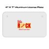 4 X 7 Aluminum License Plate  Thumbnail