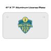 4 X 7 Aluminum License Plate  Thumbnail